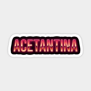 Acetantina kaizo ziad Sticker